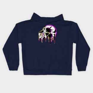 Melting Skull Kids Hoodie